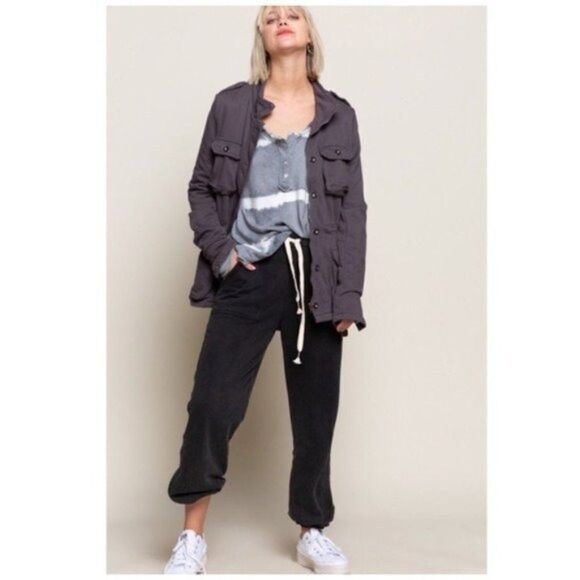 UTILITY Jacket in gray Stone Washed - Picture 10 of 12